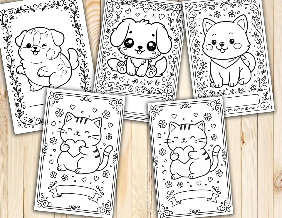 Criaturitas Kawaii para Colorear 3