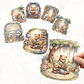 Set 23 Stickers Animalitos Lectores Imprimibles - Miniatura 3