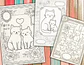 Familia Gatuna para Colorear Vintage - Miniatura 4
