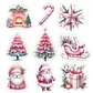 Set 23 Stickers Rosa Navidad Imprimibles - Miniatura 3