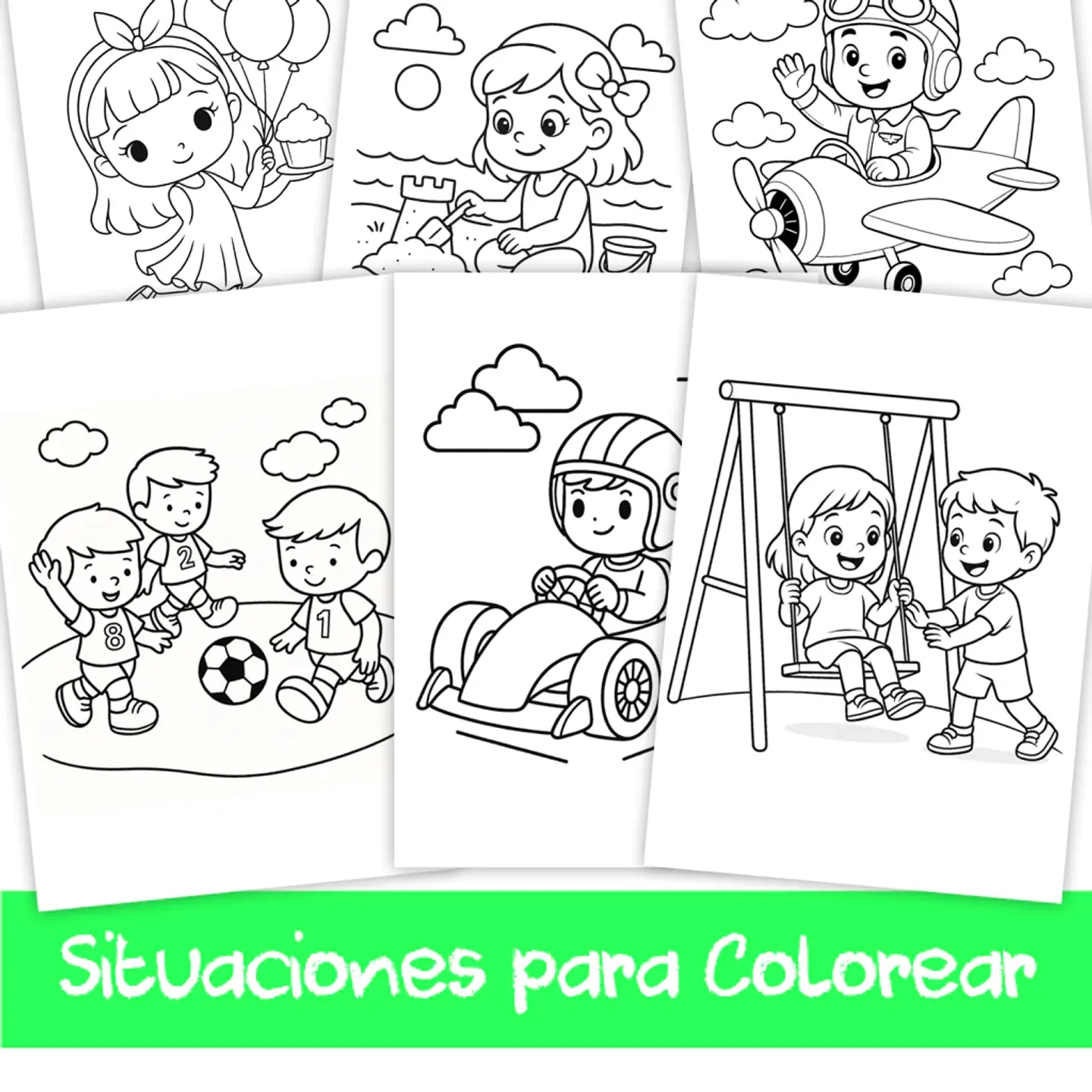 Libro para Colorear Imprimible Para Niños 3 a 7 años 4