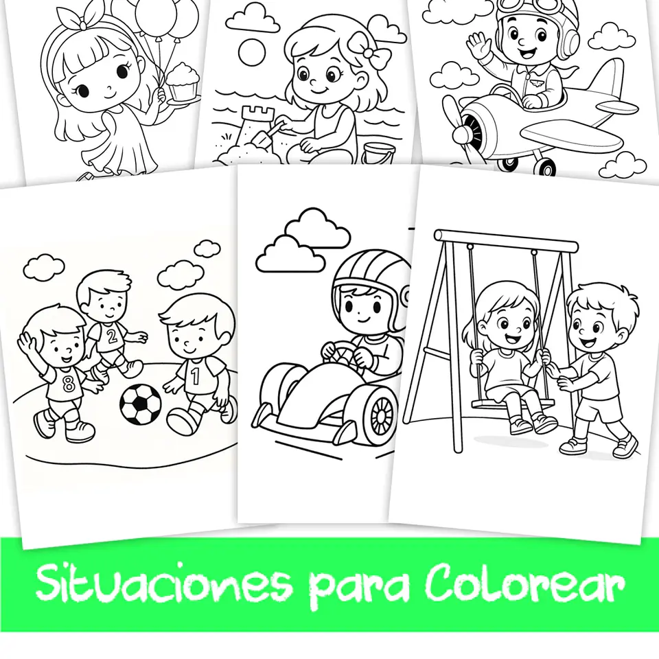 Libro para Colorear Imprimible Para Niños 3 a 7 años 4
