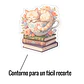 Set 23 Stickers Animalitos Lectores Imprimibles - Miniatura 4