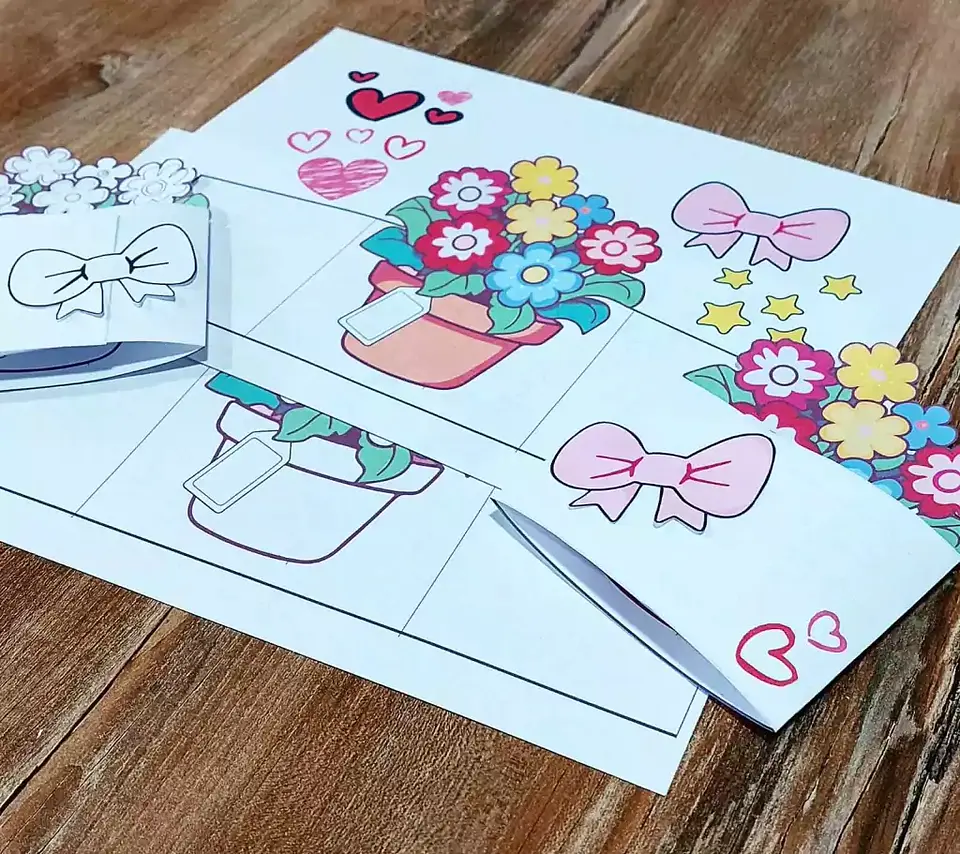 Tarjeta Floral para dedicar 5