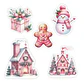 Set 23 Stickers Rosa Navidad Imprimibles - Miniatura 4