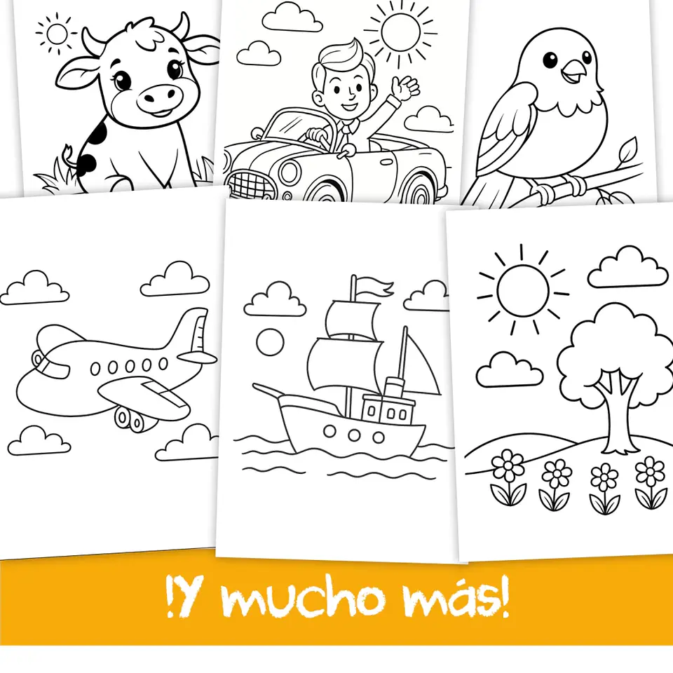 Libro para Colorear Imprimible Para Niños 3 a 7 años 5