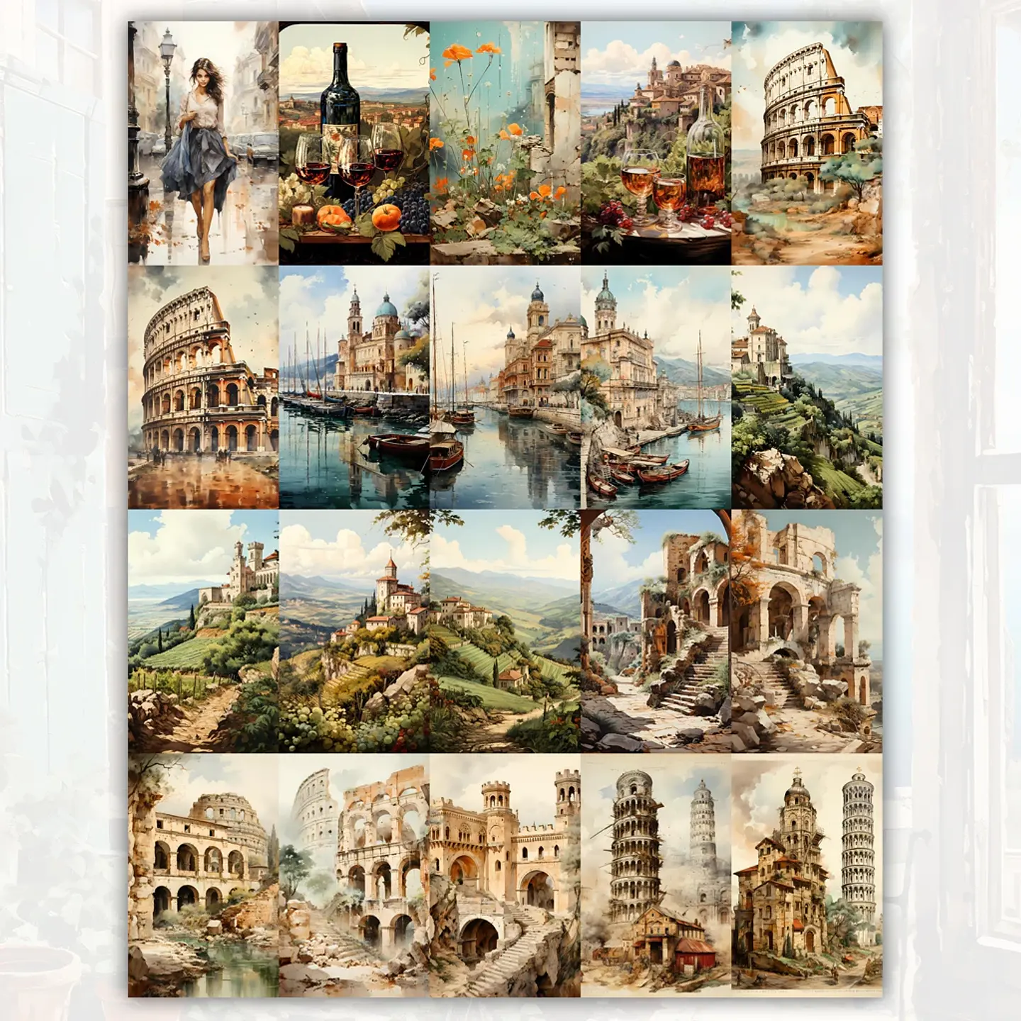 Pack 94 Fondos ITALIA Iimprimibles 4