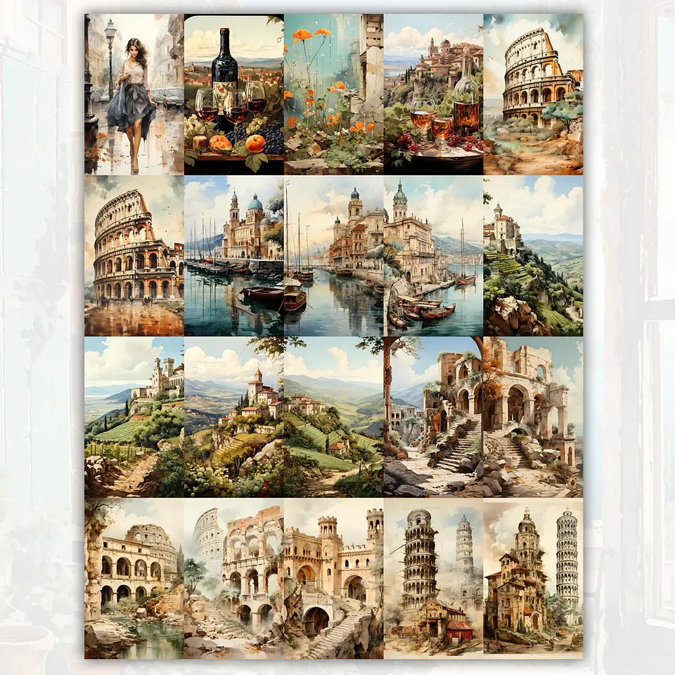 Pack 94 Fondos ITALIA Iimprimibles 4