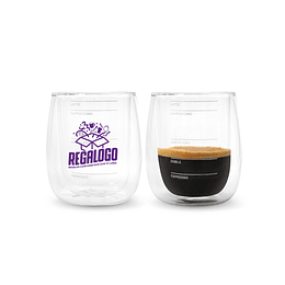 SET DE VASOS DE VIDRIO "BARISTA"