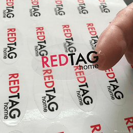 Sticker transparente troquelado 