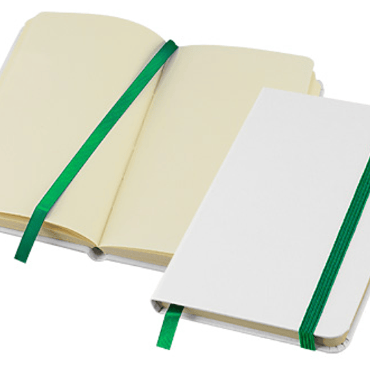 Libreta Whiteskine con logo full color 