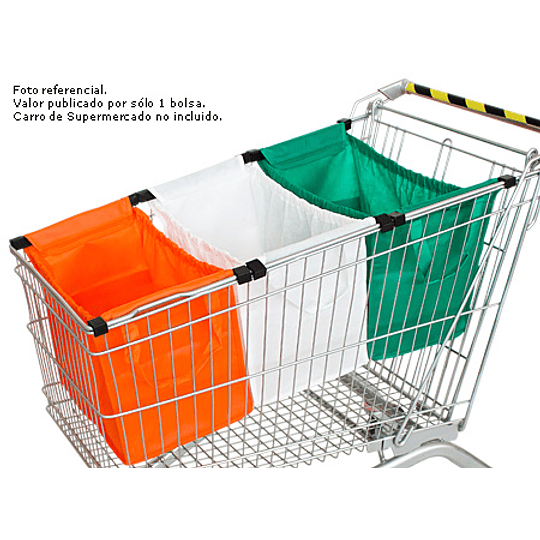 Bolsa Reutilizable Super-Cart  37 x 48 x 26 cm E42