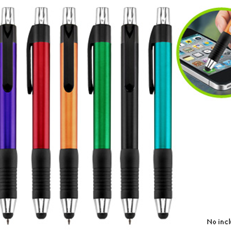 Bolígrafo Touch-Screen Trek 100 unidades logo full color 1