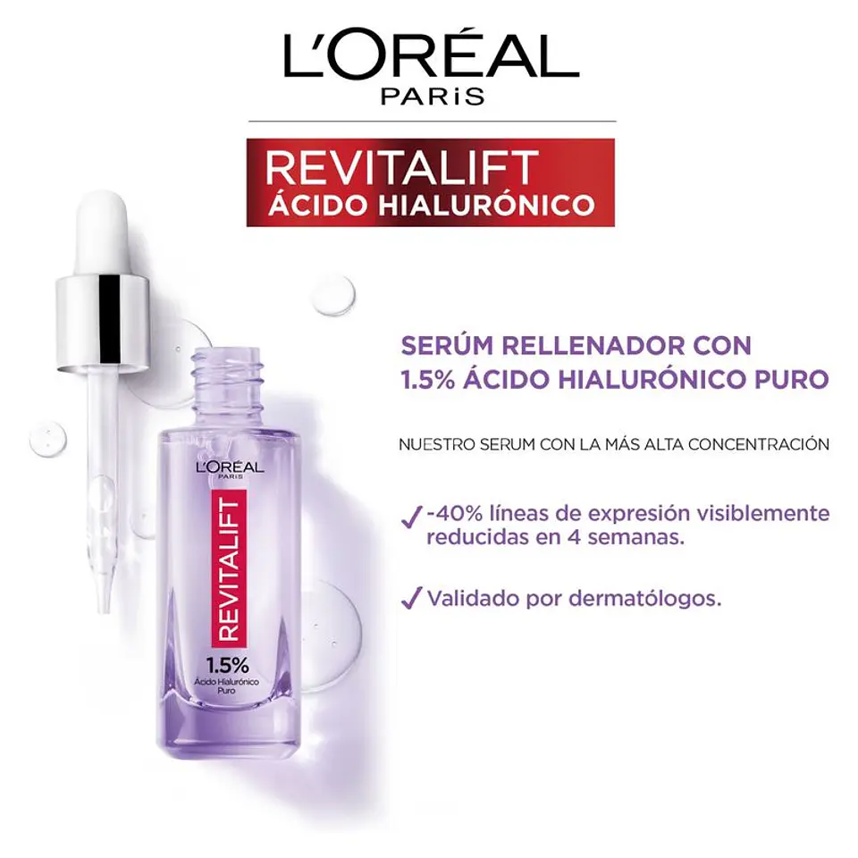 Sérum Revitalift Ácido Hialurónico 1,5 % – Dermo Expertise 4