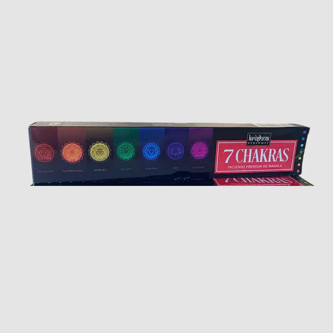 Incienso Krishna Premium 7 Chakras 15 Varas  1