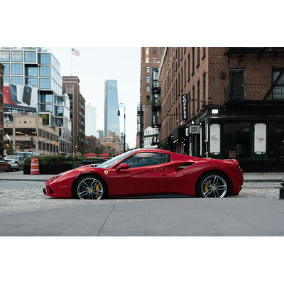 Una rueda del próximo Ferrari