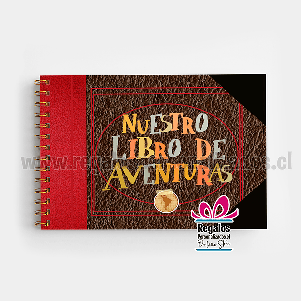 Álbum Libro de aventuras diseño up