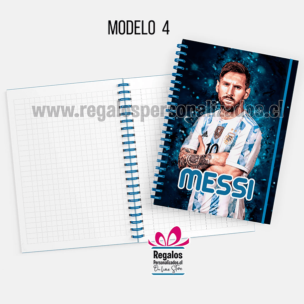 Cuaderno diseño Messi 5