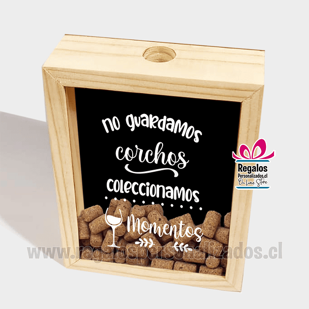 Caja no guardamos corchos