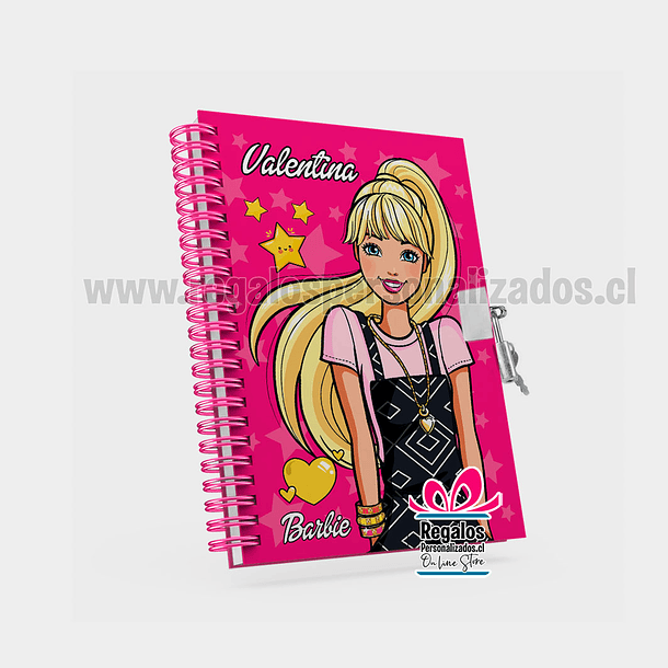 Diario de vida diseño Barbie 1