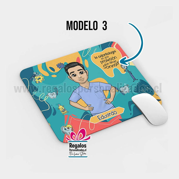 Mouse pad diseño odontólogo 4