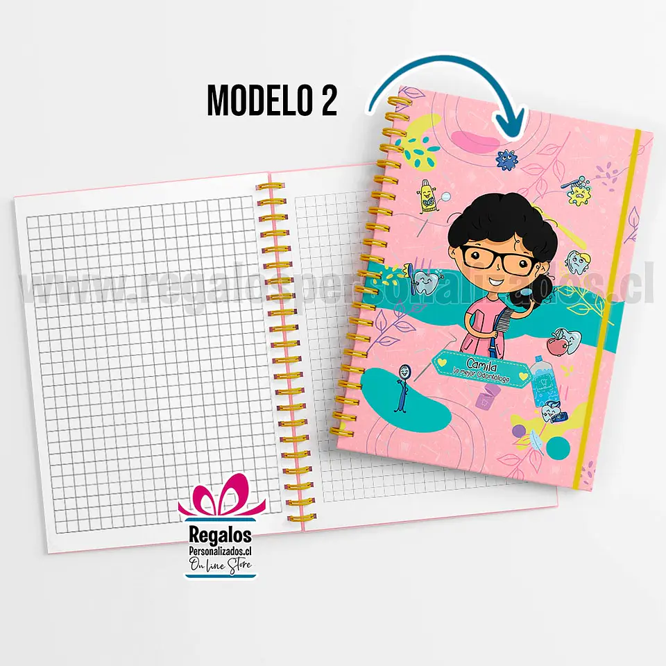 Cuaderno diseño Odontóloga 3