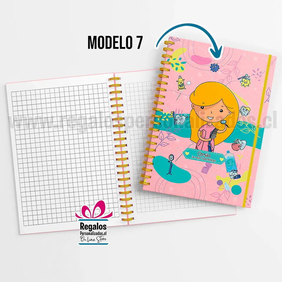 Cuaderno diseño Odontóloga 8