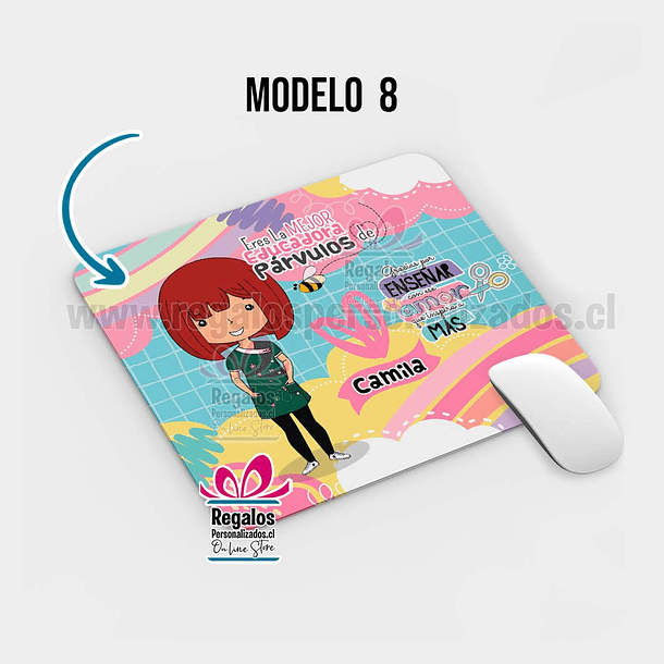 Mouse pad diseño Educadora de Párvulos 9