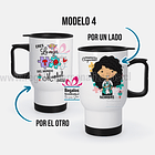 Mug térmico diseño Terapeuta Ocupacional mujer 5