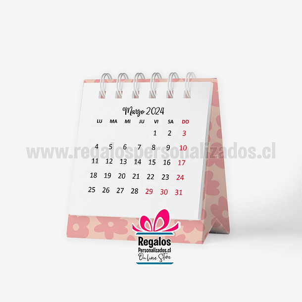 Mini calendario diseño Dia de la mujer 2