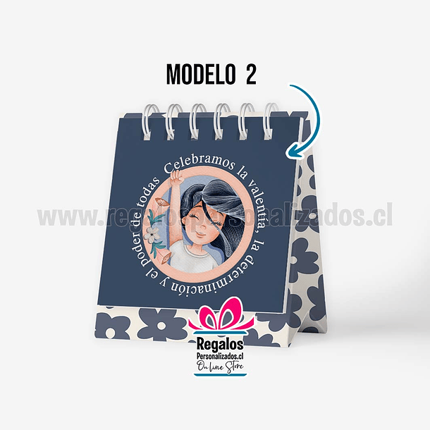 Mini calendario diseño Dia de la mujer 4