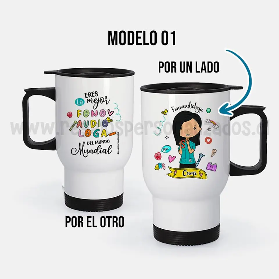Mug térmico diseño Fonoaudióloga 3