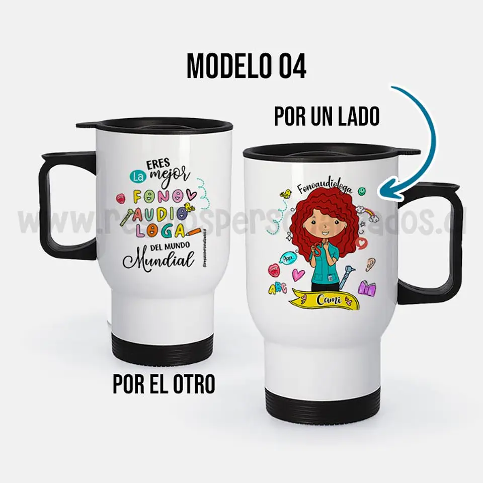 Mug térmico diseño Fonoaudióloga 6