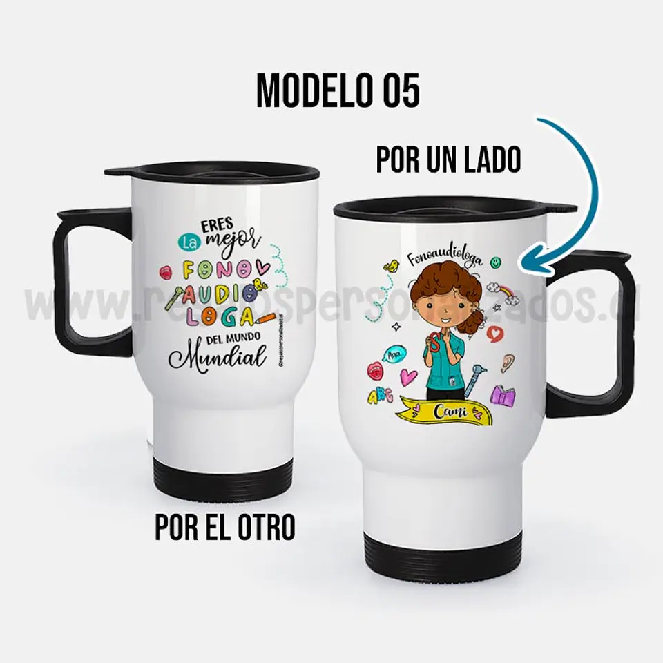 Mug térmico diseño Fonoaudióloga 7