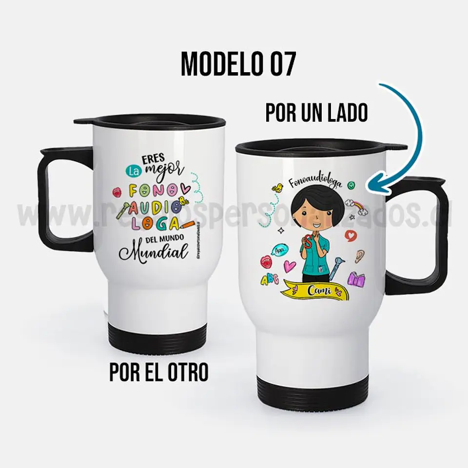Mug térmico diseño Fonoaudióloga 9