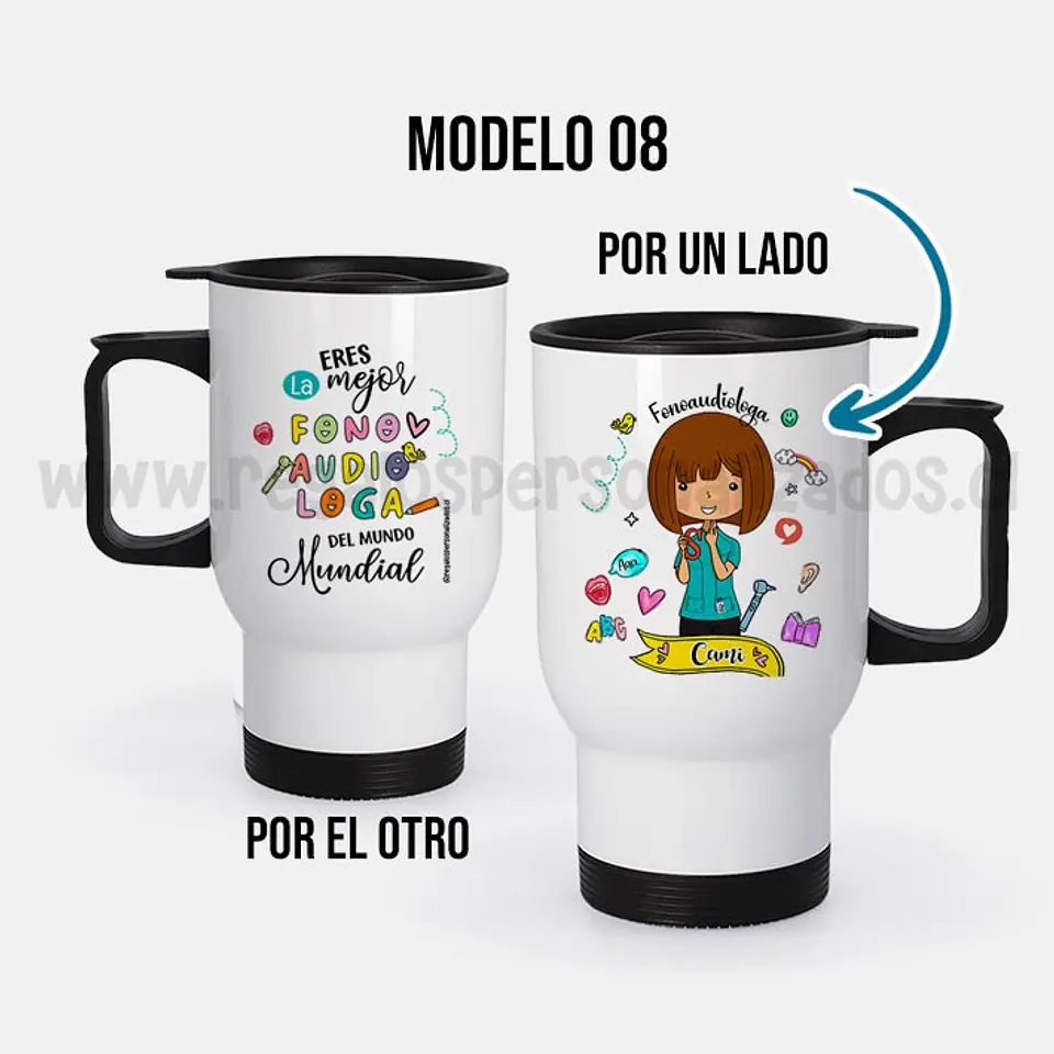 Mug térmico diseño Fonoaudióloga 10