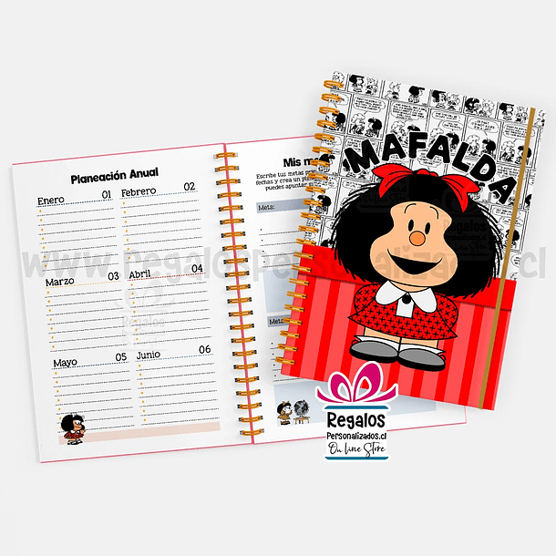 Agenda 2024 diseño Mafalda