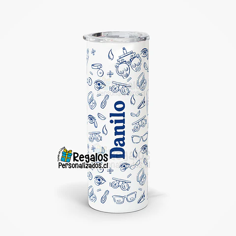 Vaso térmico skinny  diseño oftalmologos
