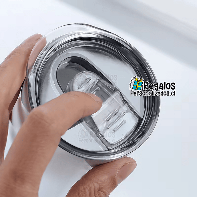 Vaso térmico skinny  diseño Nutricionista 3