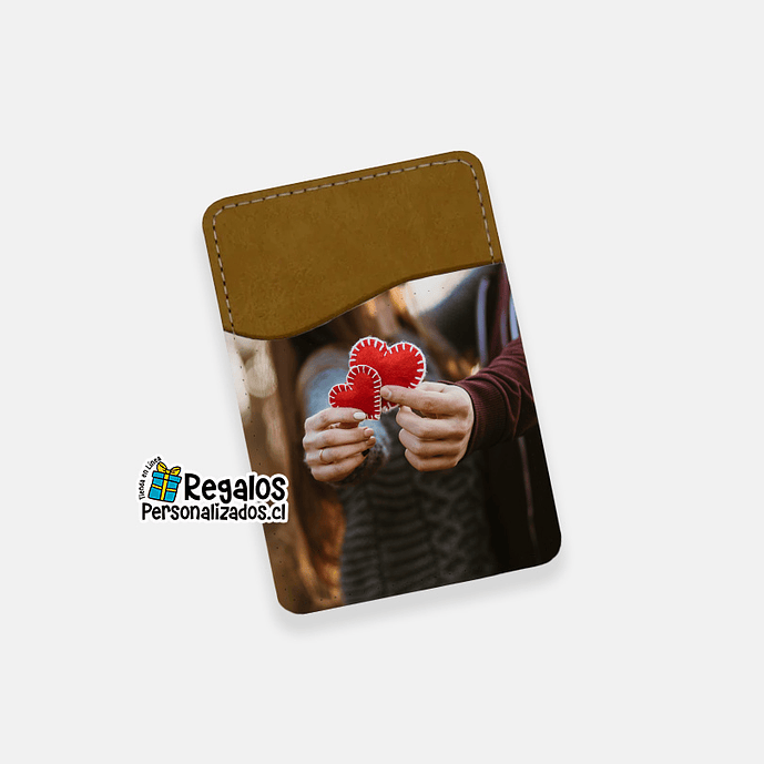 Porta tarjeta para celular personalizado 1