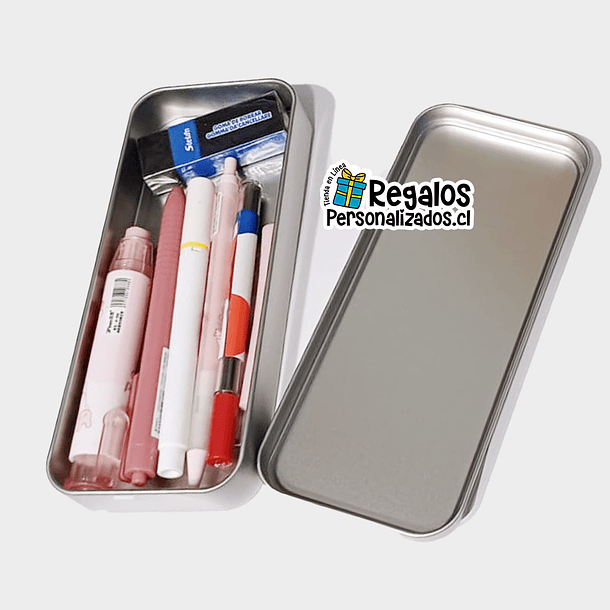 Estuche metálico personalizado 3