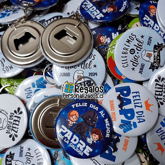 Chapita llavero destapador personalizado 3