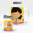 Tazón diseño Periodista mujer 3