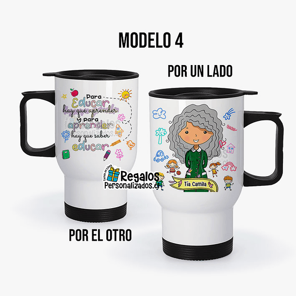 Mug térmico diseño Educadora III 5