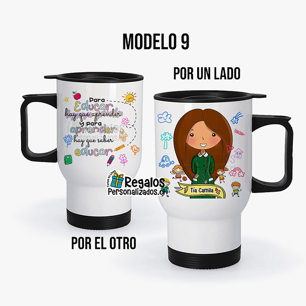 Mug térmico diseño Educadora III 10