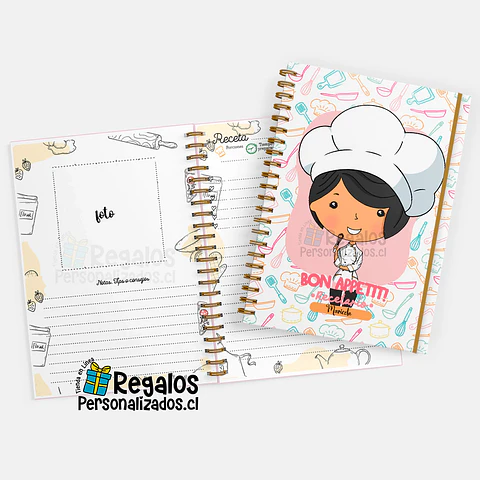 Recetario Chef mujer