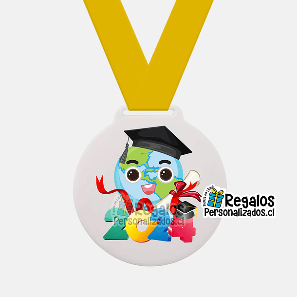 Medalla graduación infantil personalizada 5