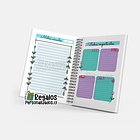 Agenda diaria colores tapas personalizadas 2