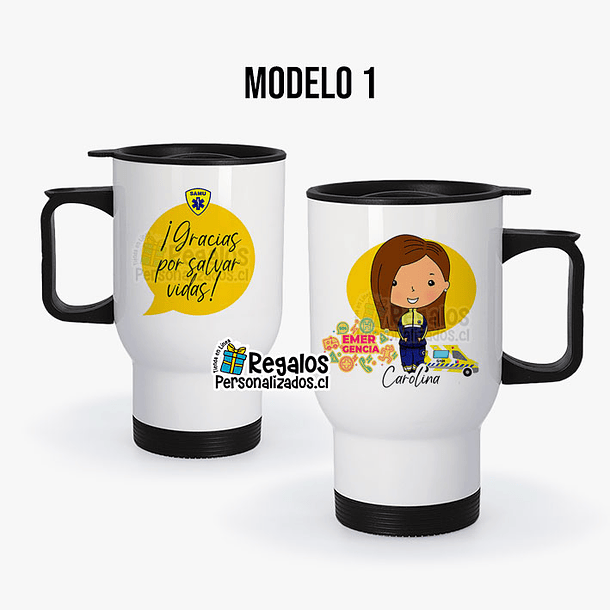 Mug térmico diseño Samu Mujer 2