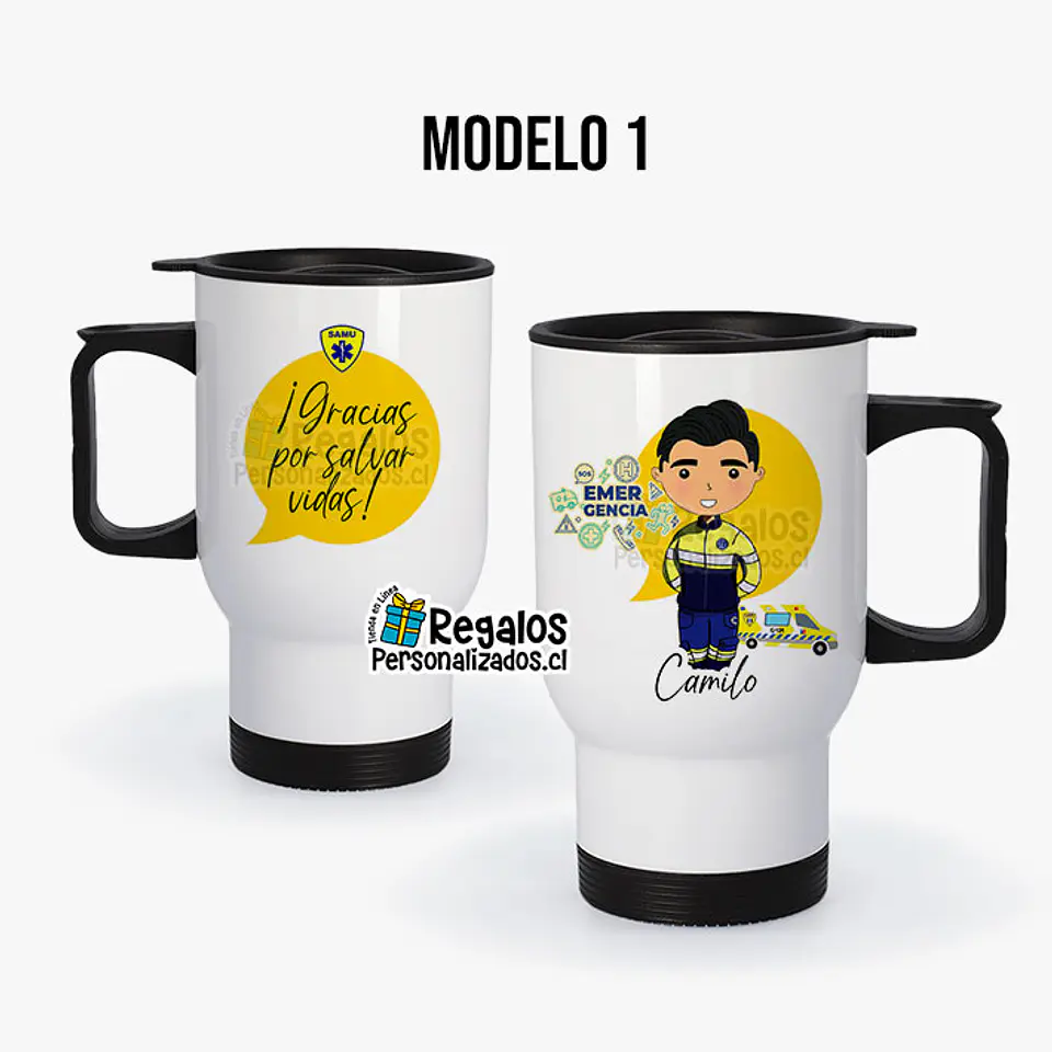 Mug térmico diseño Samu varon 2